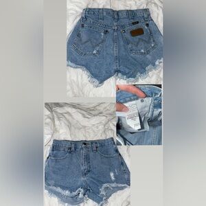 Wrangler Blue Denim Shorts